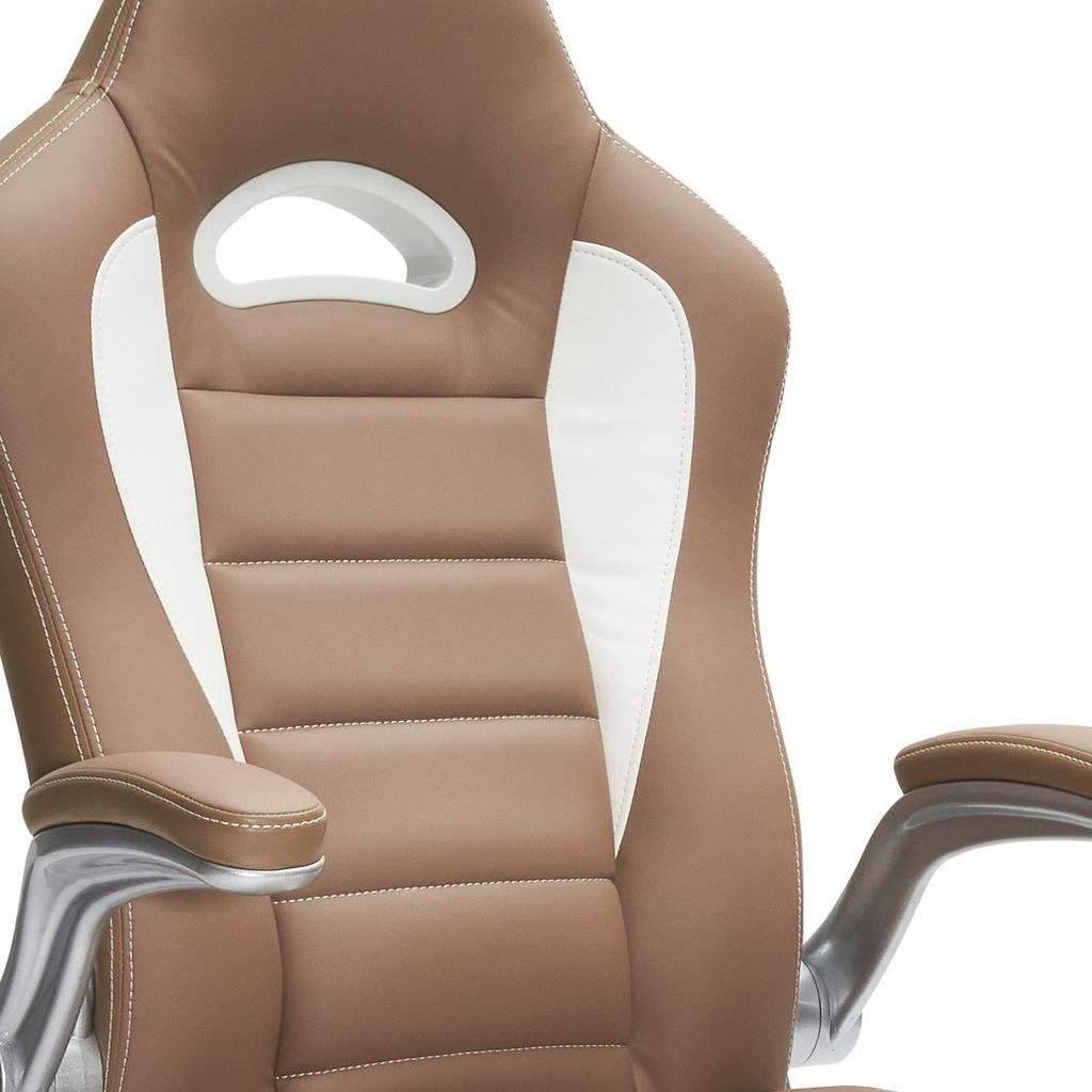 Camel Adjustable Height Swivel Rolling Office Chair