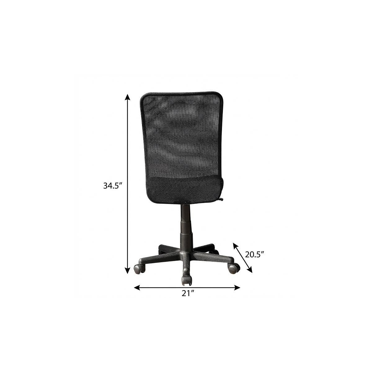 Black Swivel Rolling Office Chair