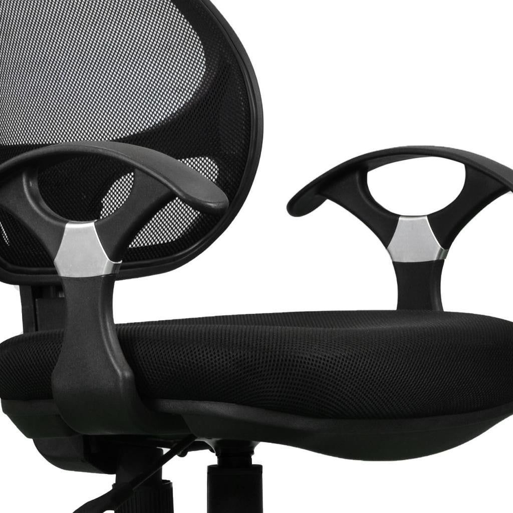 Black Swivel Rolling Office Chair