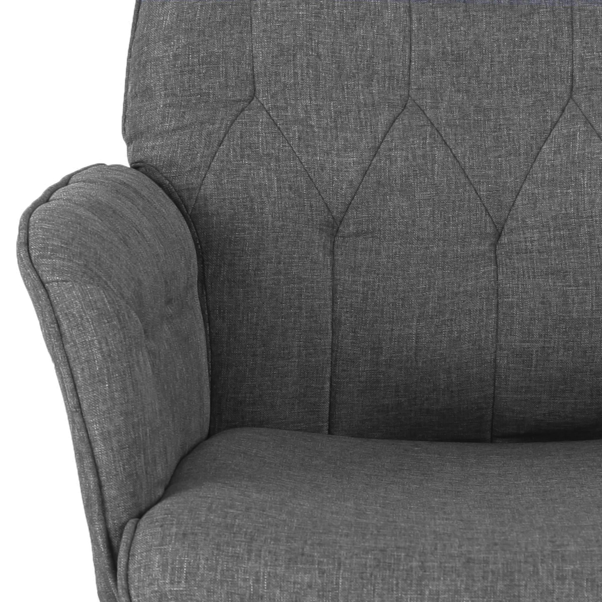 Gray Adjustable Height Swivel Rolling Office Chair