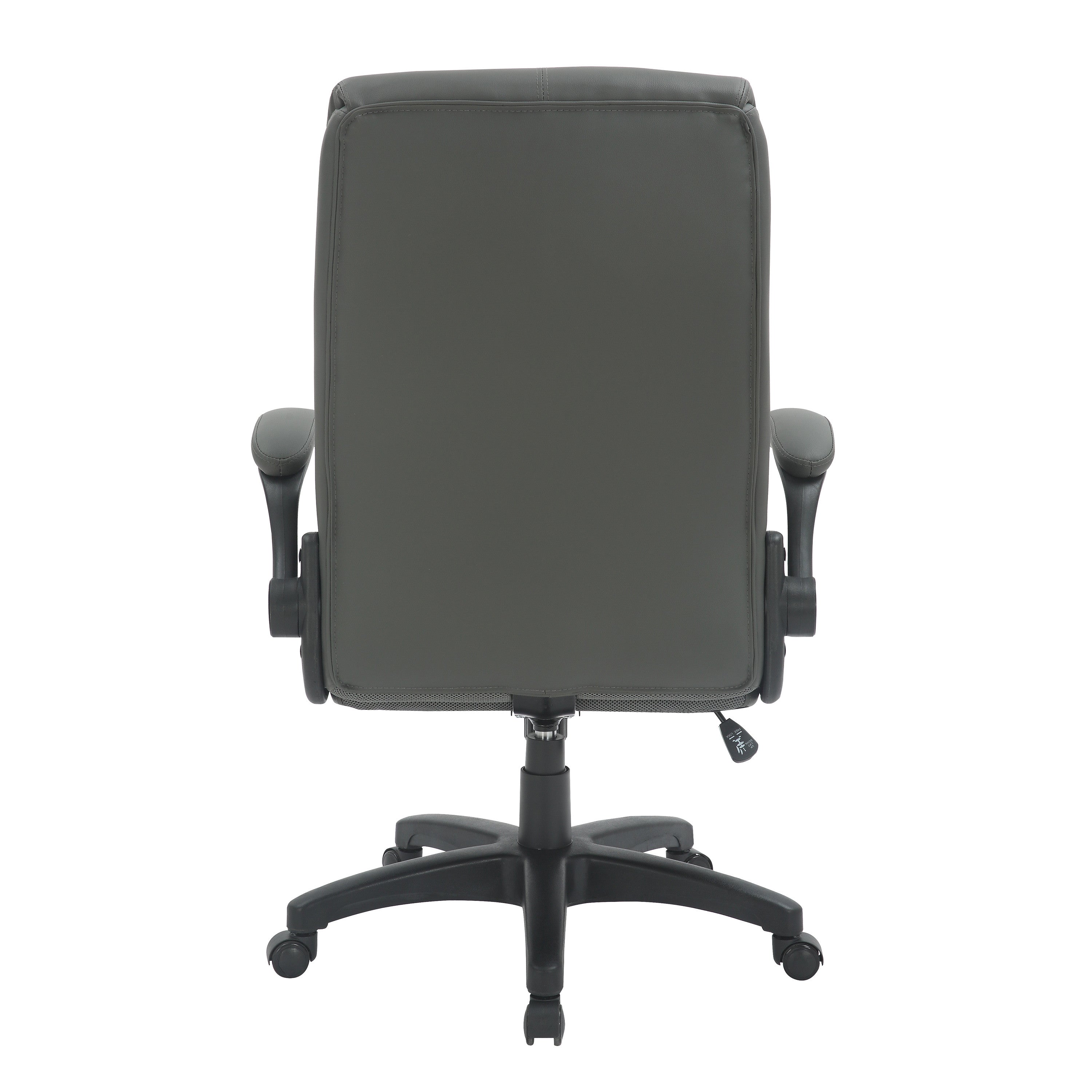 Gray Adjustable Height Swivel Rolling Executive Office Chair