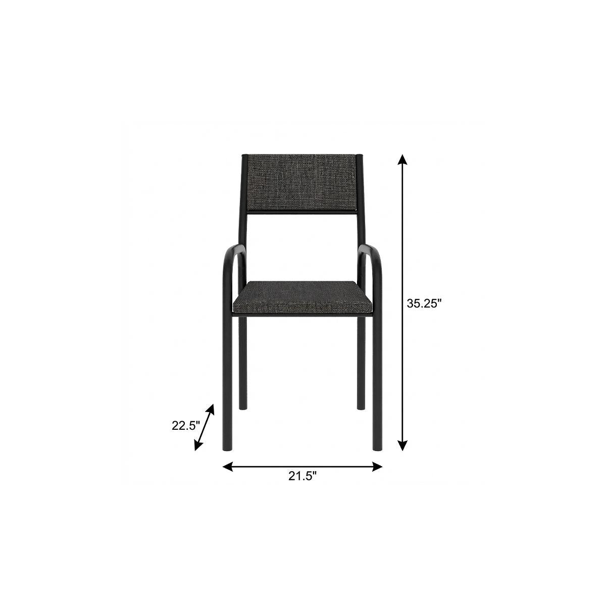 Charcoal And Black Office Chair