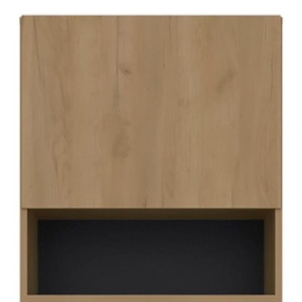 22" Beige Wood Accent Chest