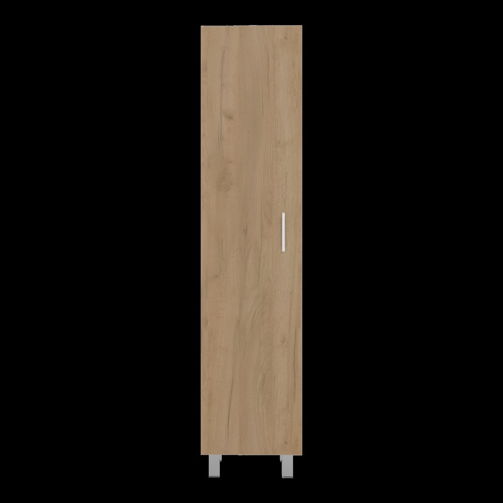 16" Beige Wood Accent Chest