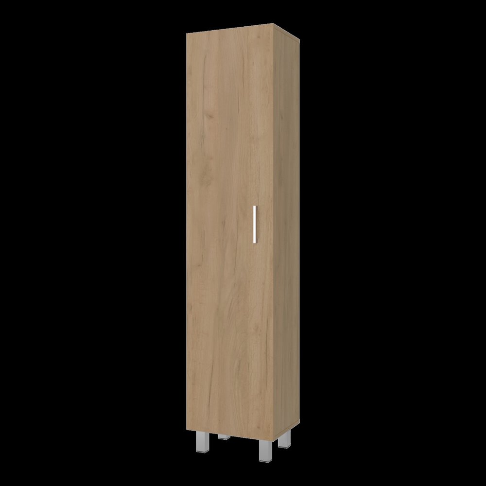 16" Beige Wood Accent Chest