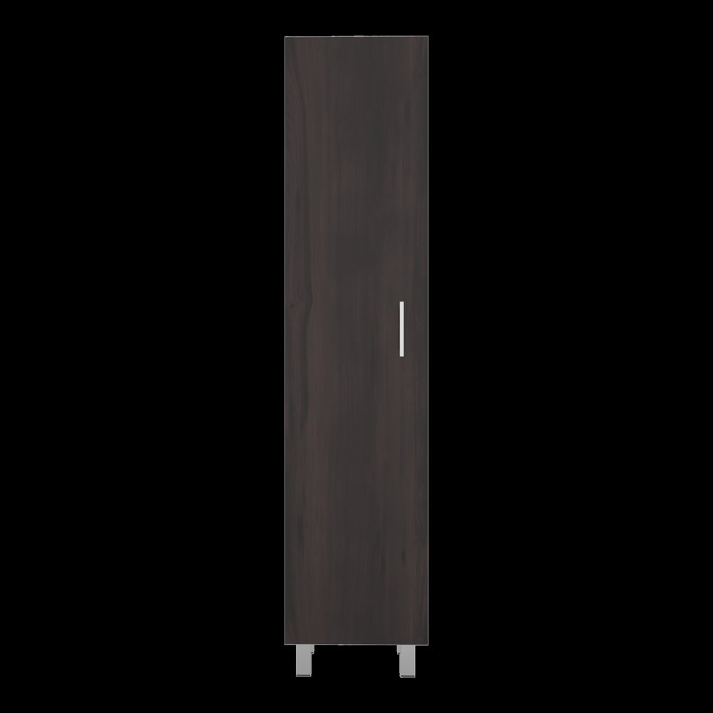 16" Brown Wood Accent Chest