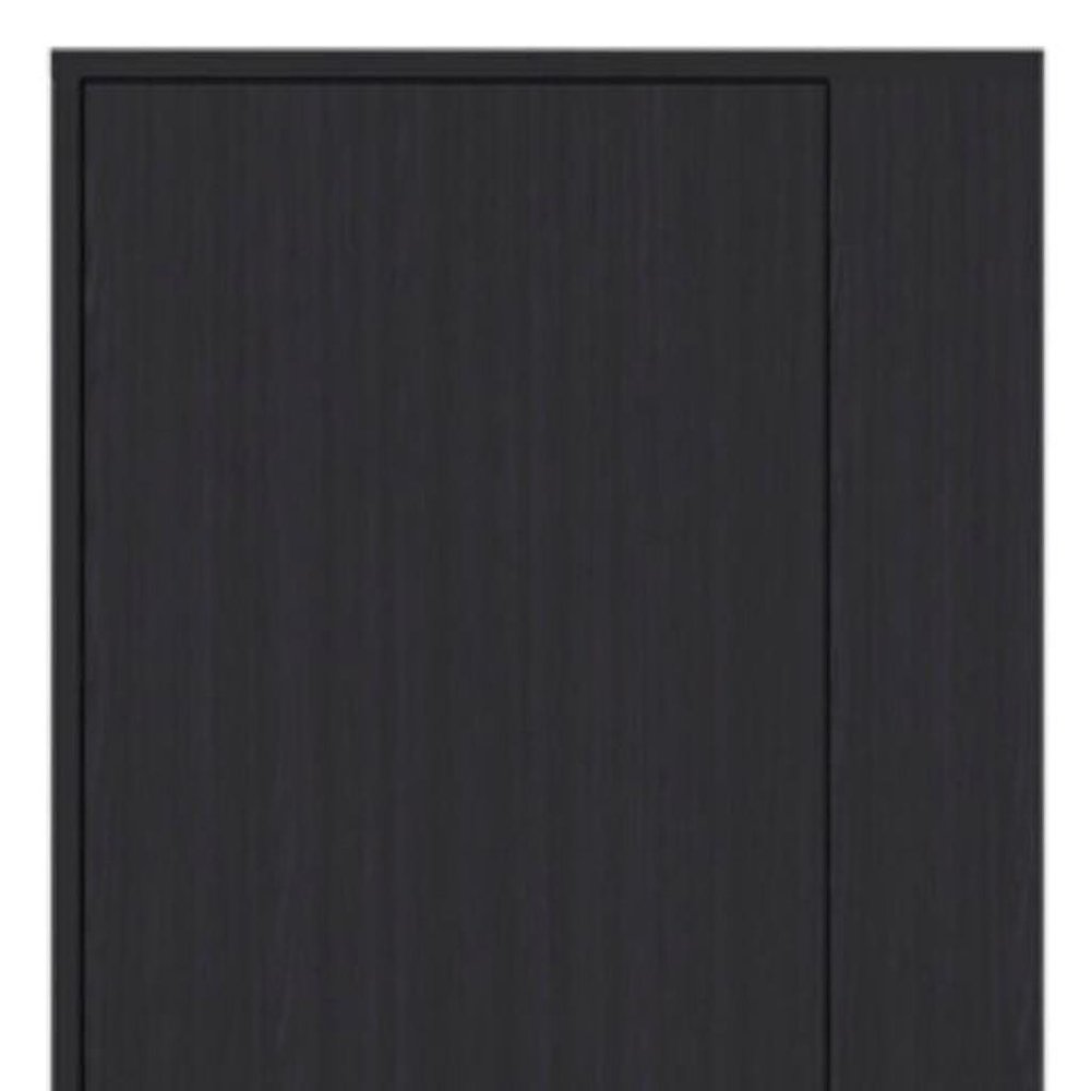21" Black Wood Accent Chest