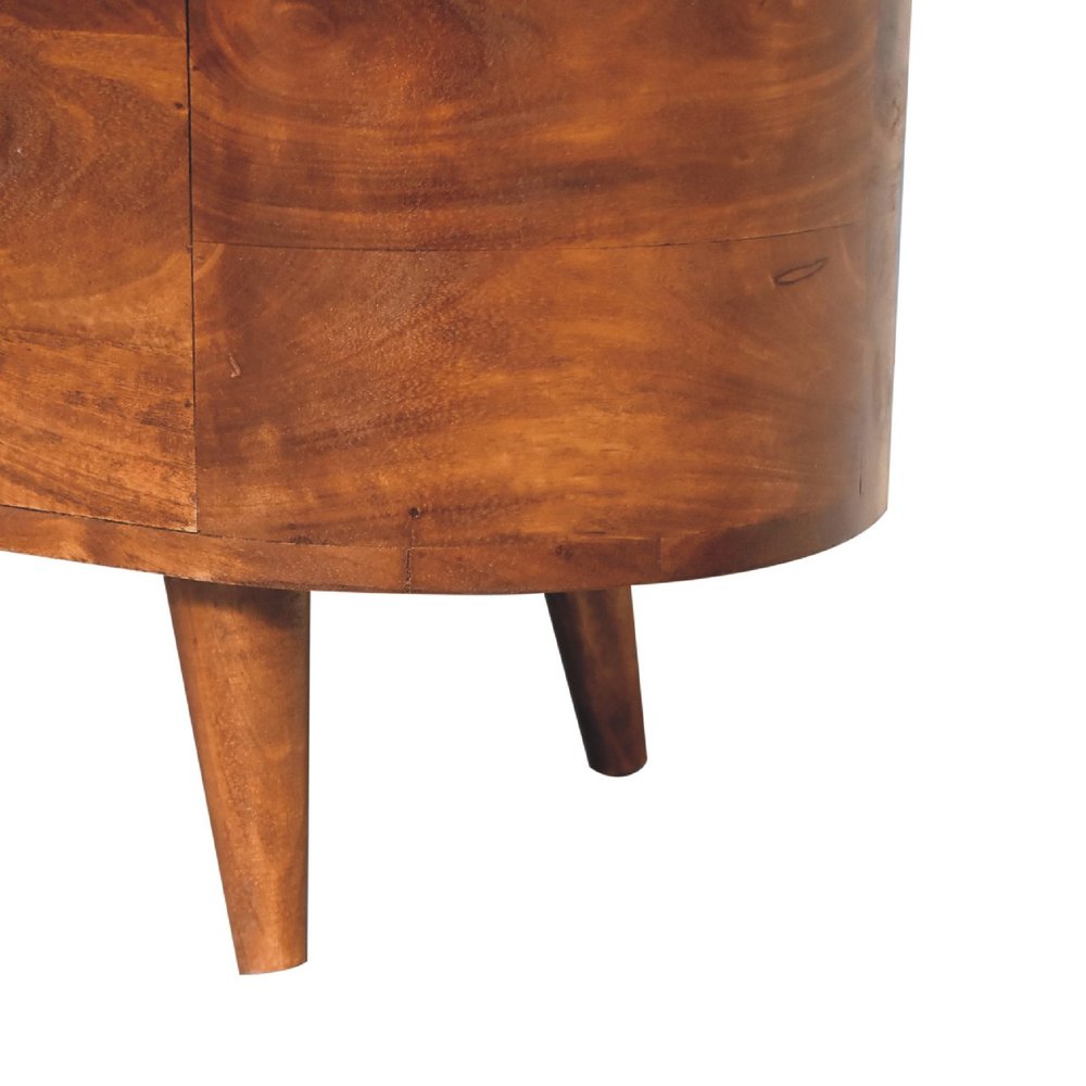 32" Brown Solid Wood Sideboard