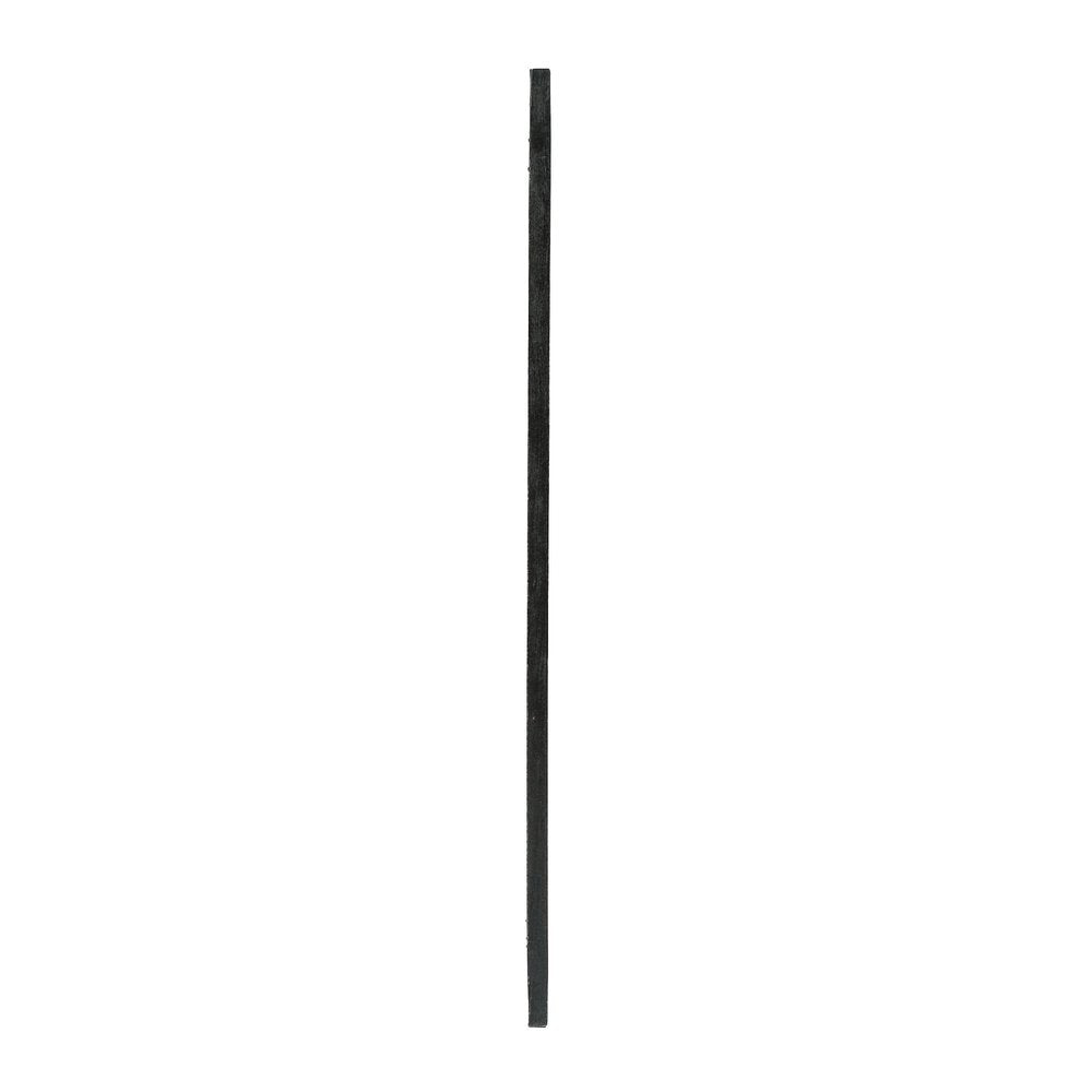 64" Black Solid Wood Leaning Framed Full Length Mirror