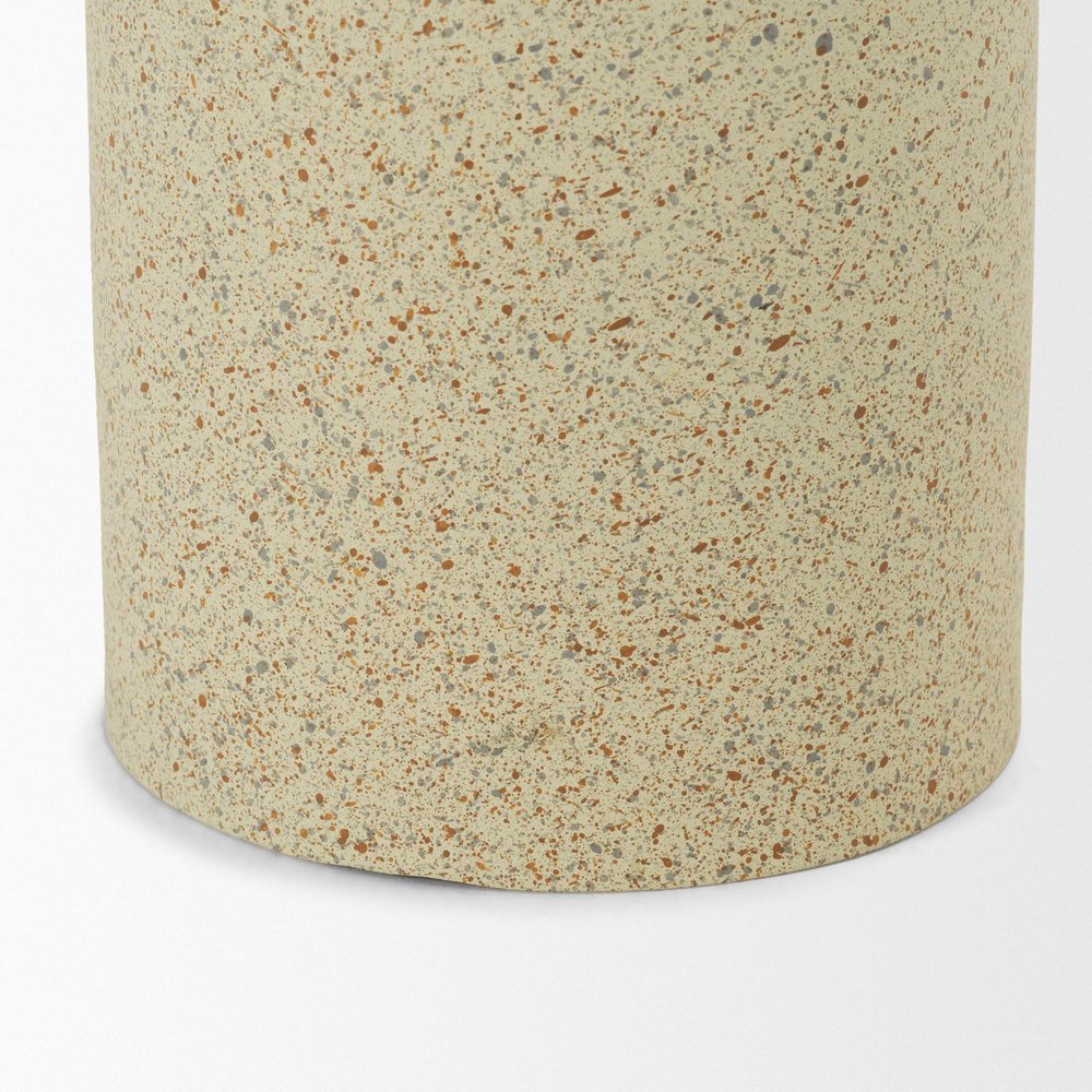 11" Beige Metal Tabletop Votive Candle Holder