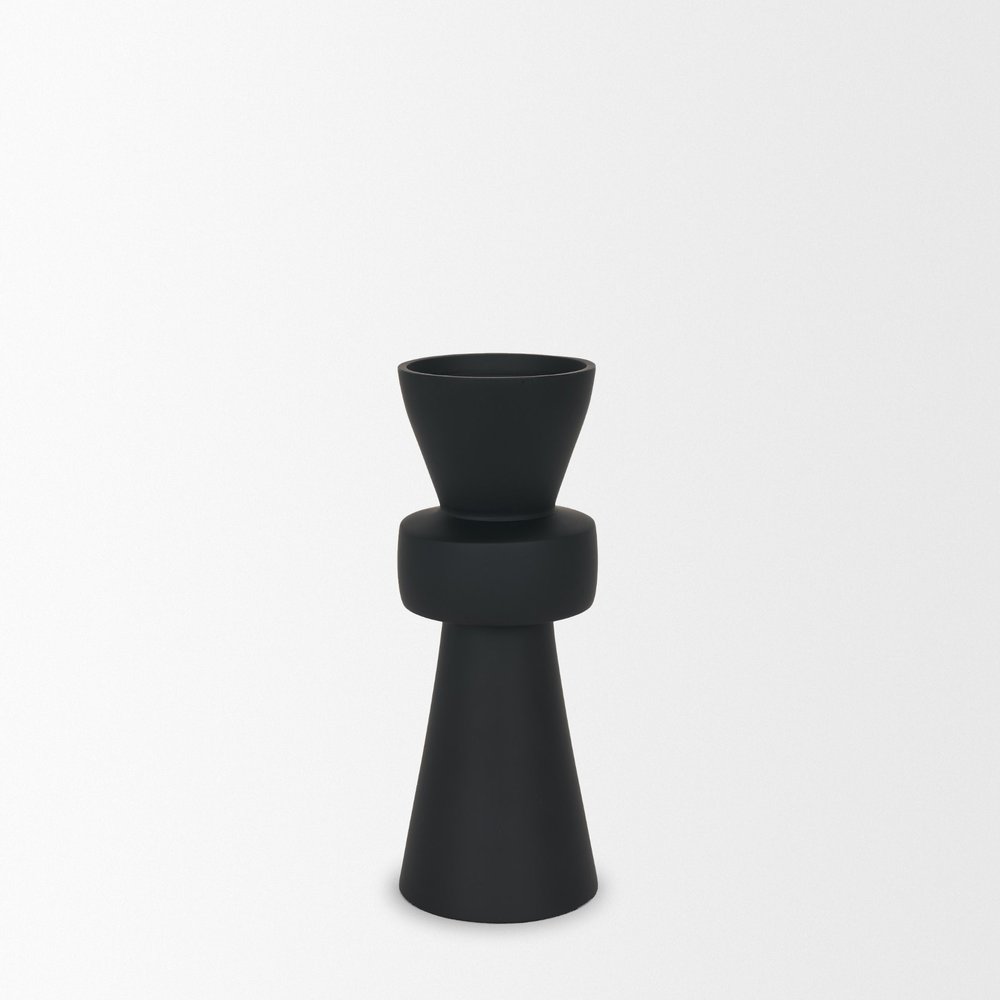 10" Black Metal Tabletop Votive Candle Holder