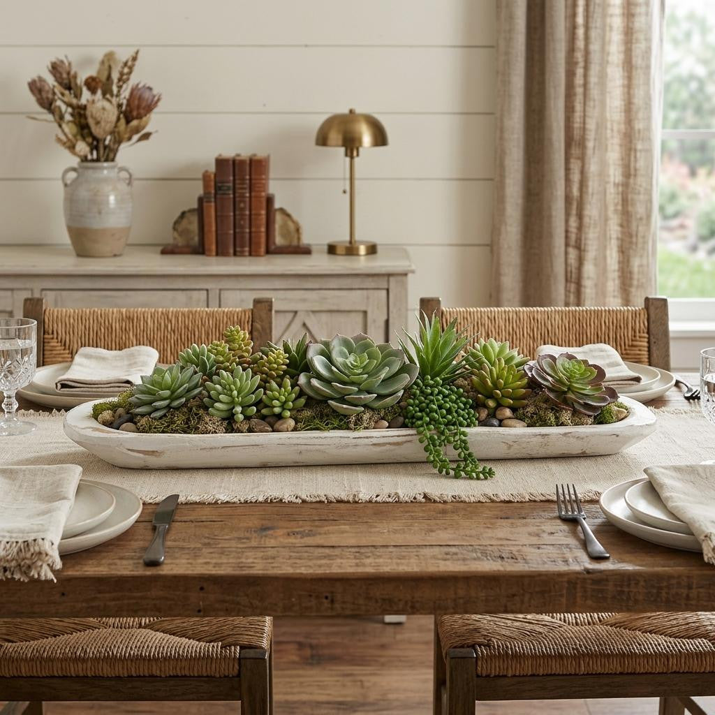 30" White Solid Wood Oval Dough Bowl