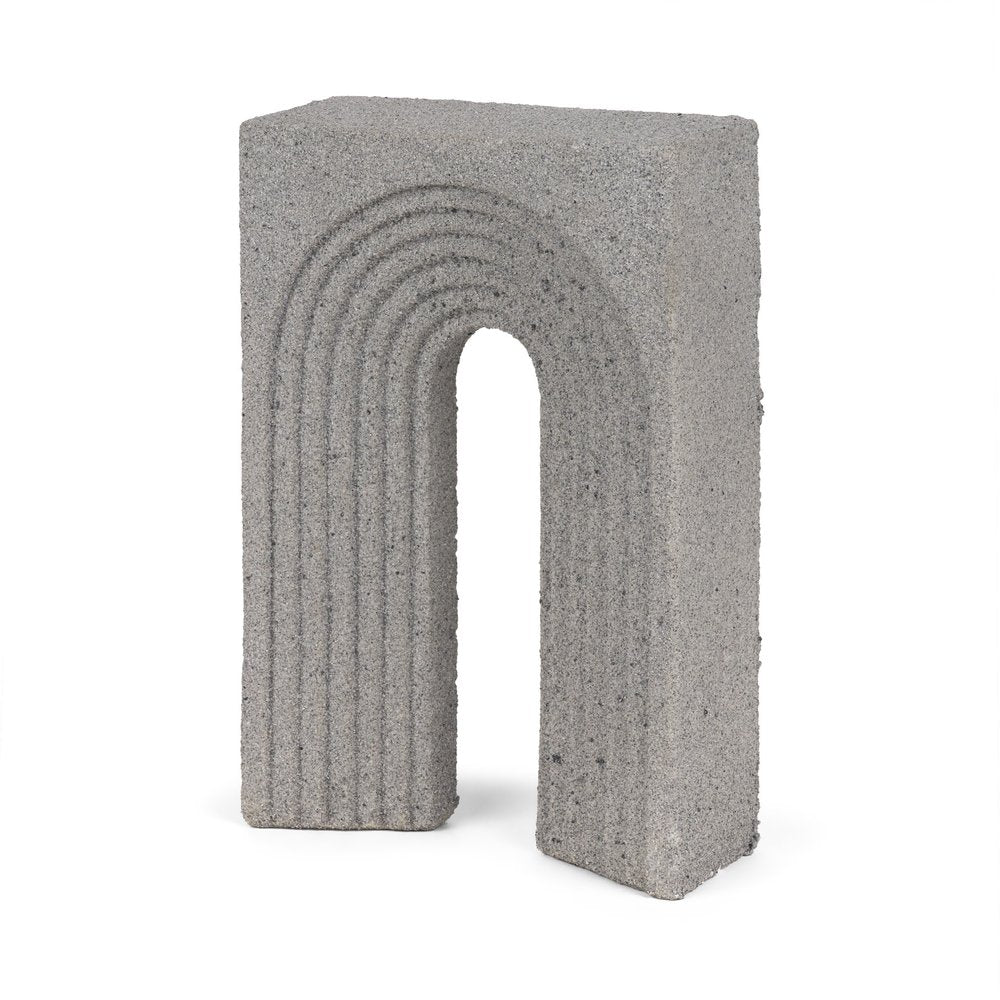 10" Gray Resin Tabletop Sculpture