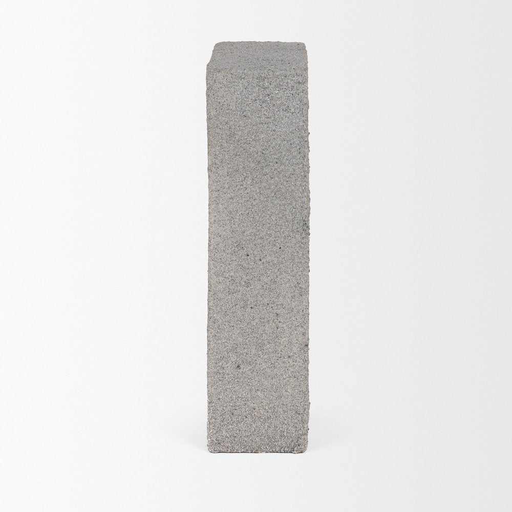 10" Gray Resin Tabletop Sculpture