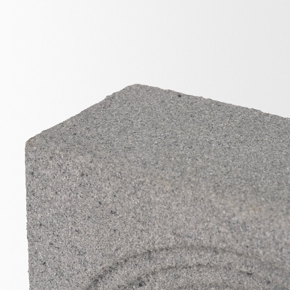 10" Gray Resin Tabletop Sculpture