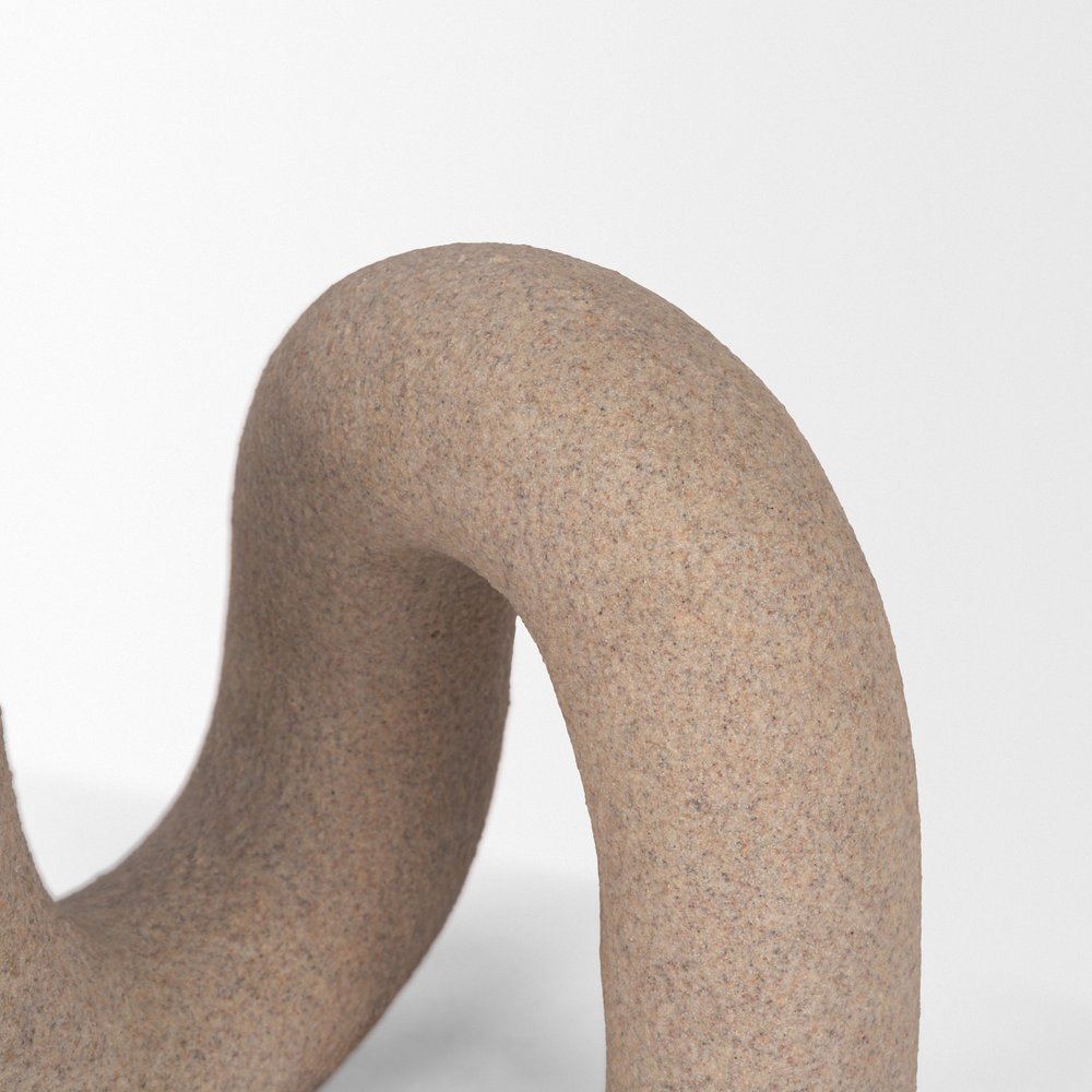7" Beige Resin Decorative Wall Sculpture