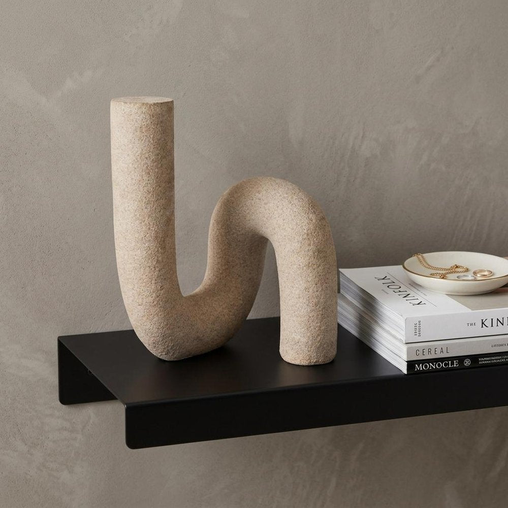 10" Beige Resin Decorative Wall Sculpture