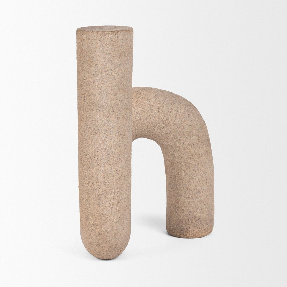 10" Beige Resin Decorative Wall Sculpture