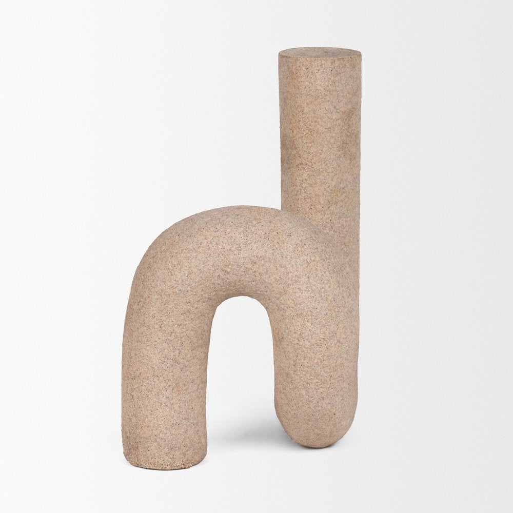 10" Beige Resin Decorative Wall Sculpture