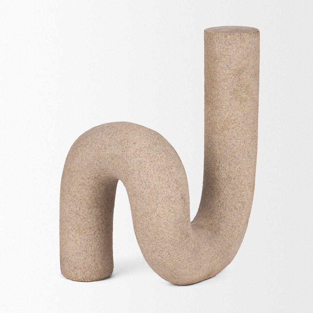 10" Beige Resin Decorative Wall Sculpture