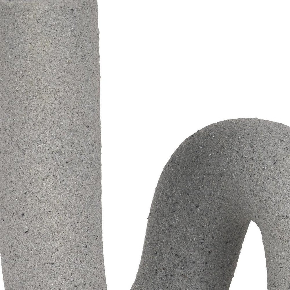 10" Gray Resin Decorative Wall Sculpture