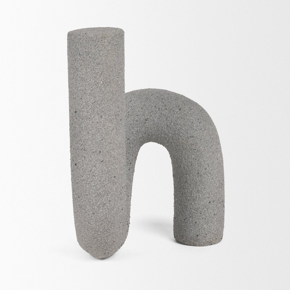 10" Gray Resin Decorative Wall Sculpture