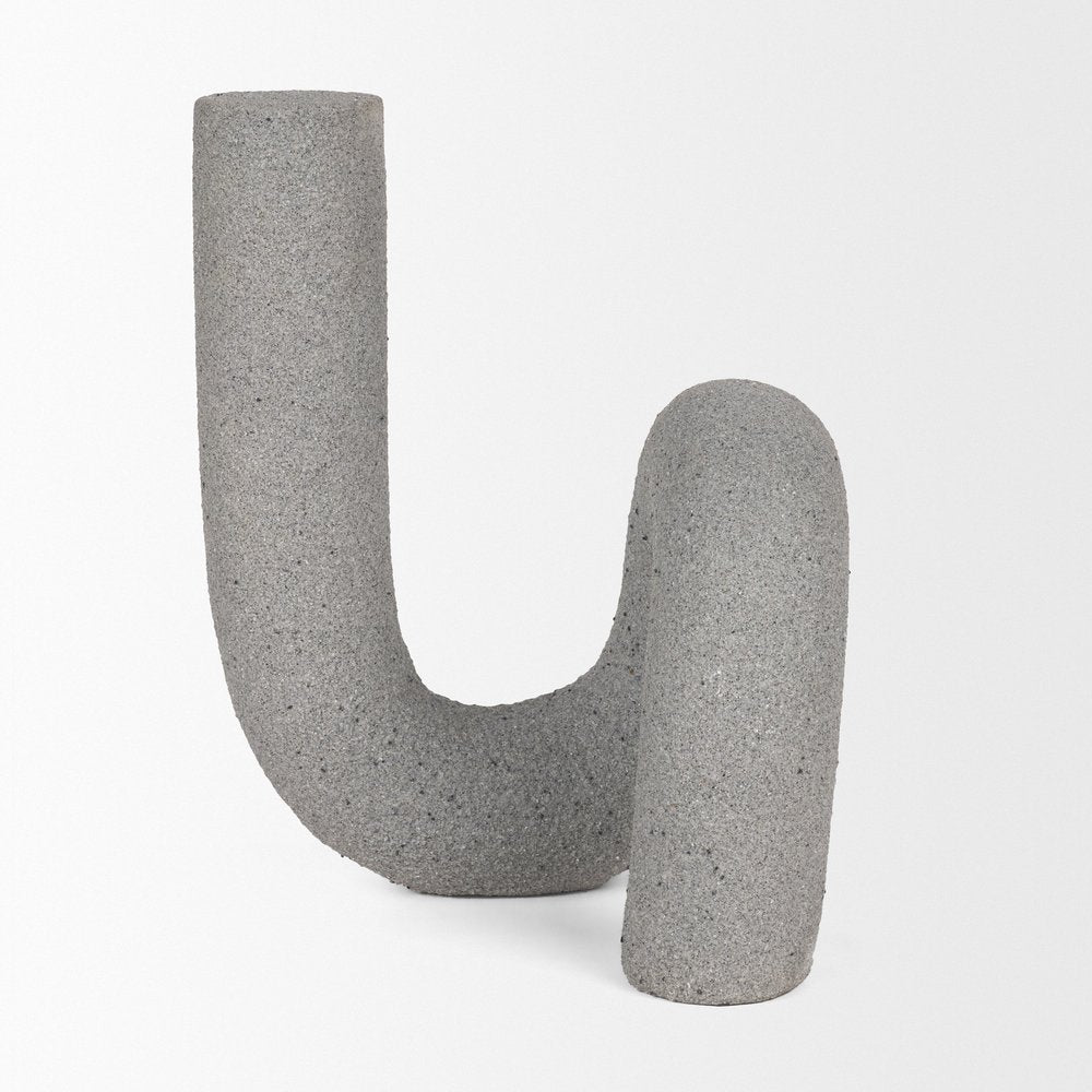 10" Gray Resin Decorative Wall Sculpture