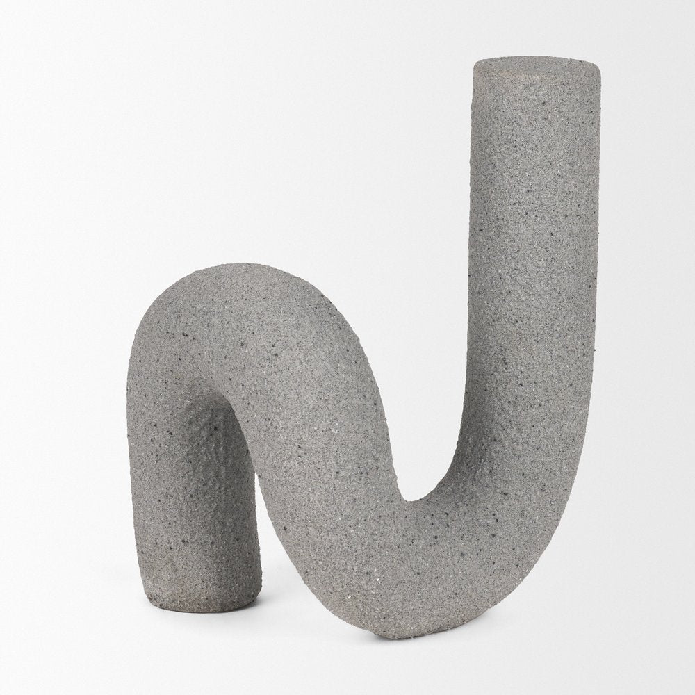 10" Gray Resin Decorative Wall Sculpture