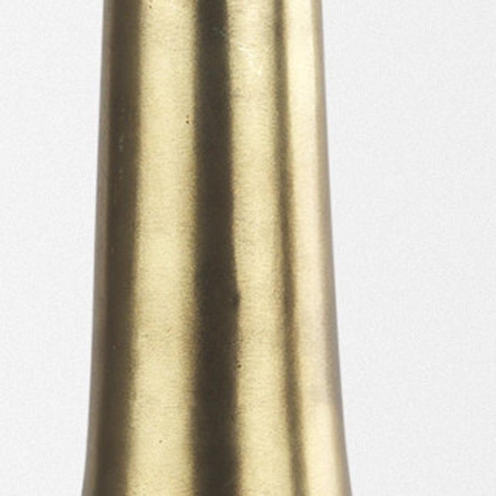 18" Gold Metal Table Vase