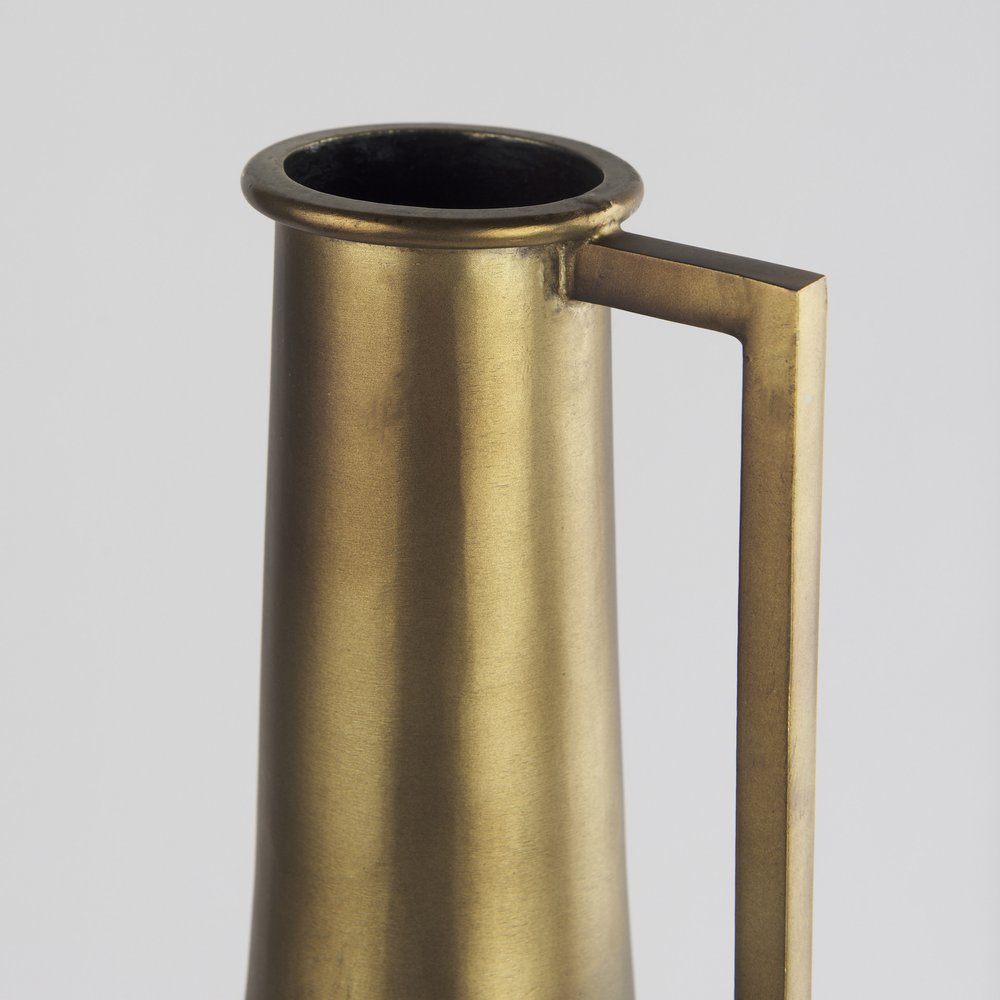 24" Gold Metal Table Vase