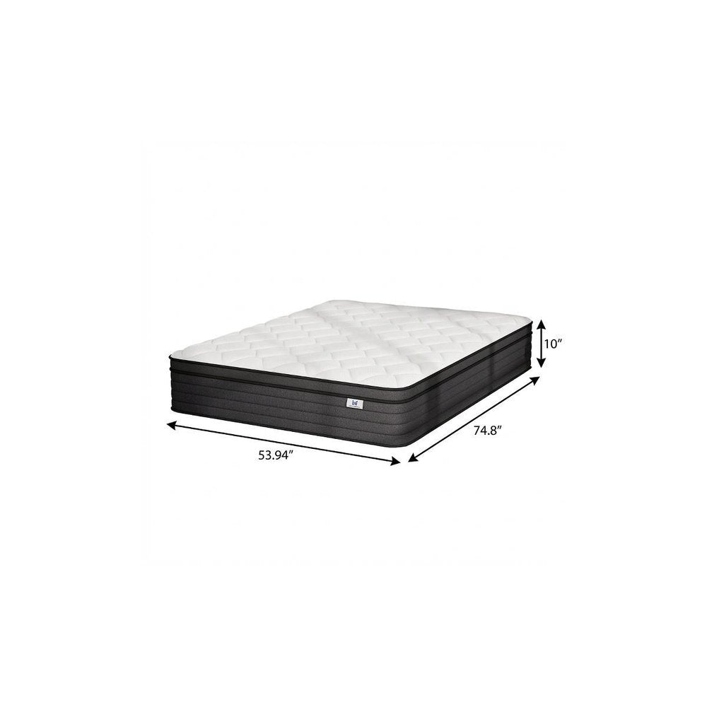 10" Twin Foam Medium Hybrid Mattress