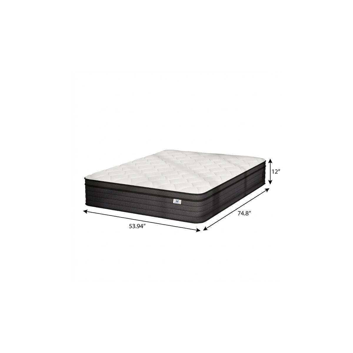 12" Full Double Foam Medium Hybrid Mattress