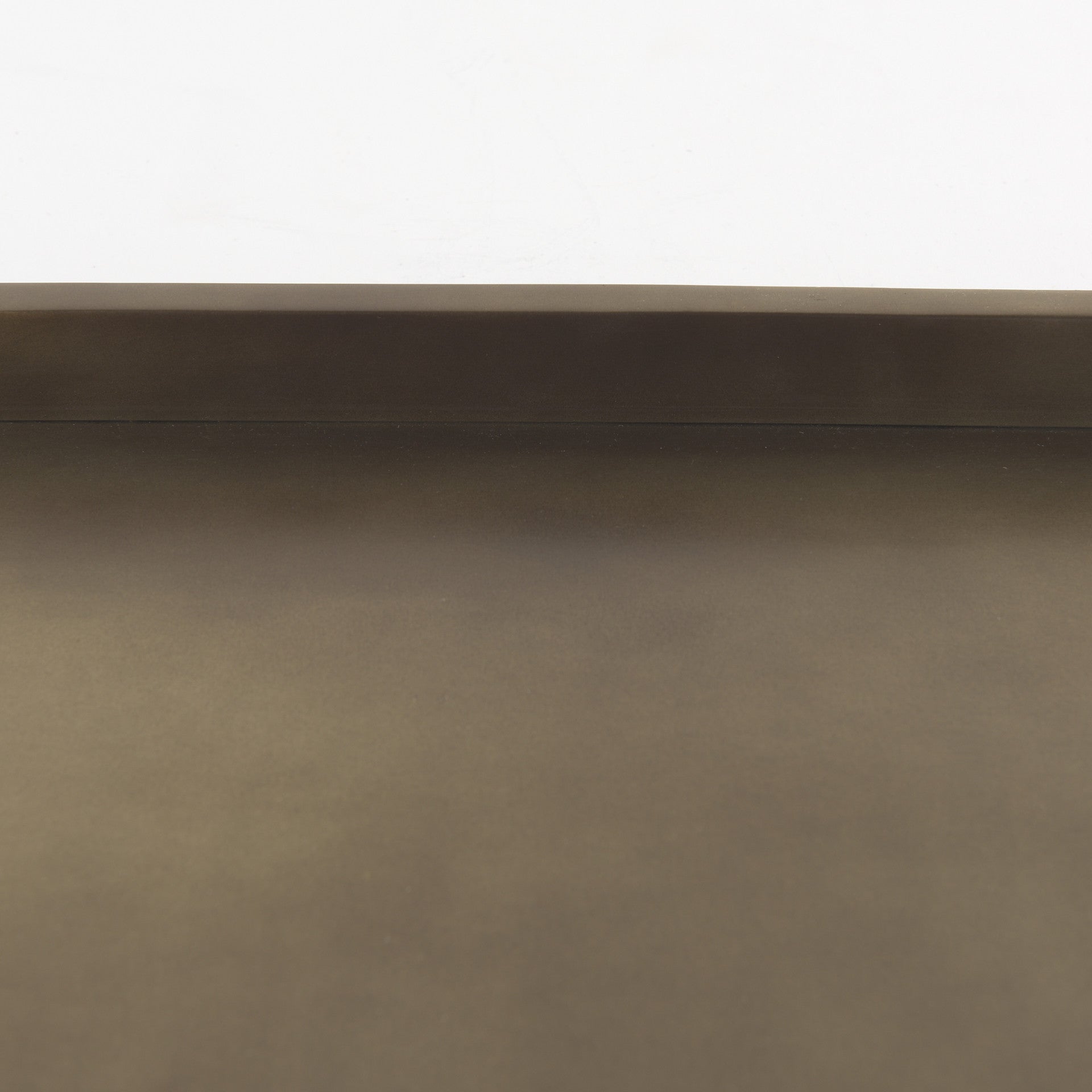 15" Gold Aluminum Hand Finished Vanity Tray With Handles