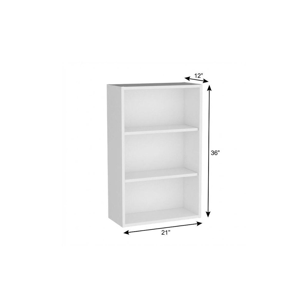 21" White Wood Accent Cabinet