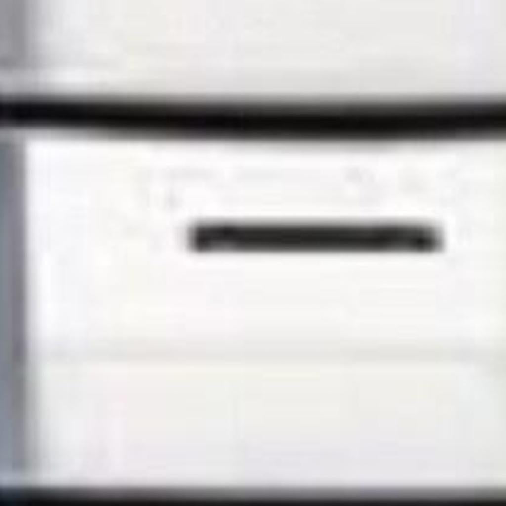 13" Black And Clear Heavy Duty Plastic Five Drawer Storage Cabinet