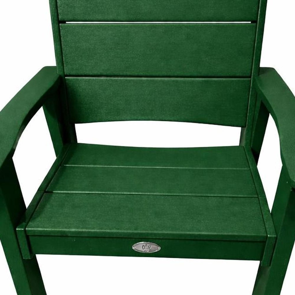 26" White Heavy Duty Plastic Outdoor Dining Chair