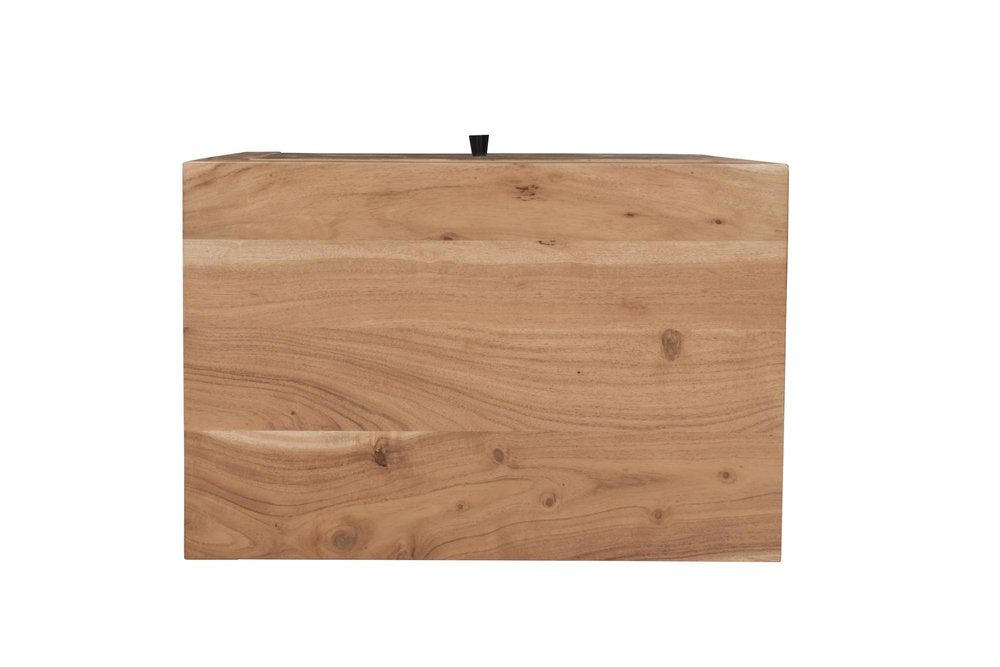 30" Brown Solid Wood Drawer Filing Cabinet
