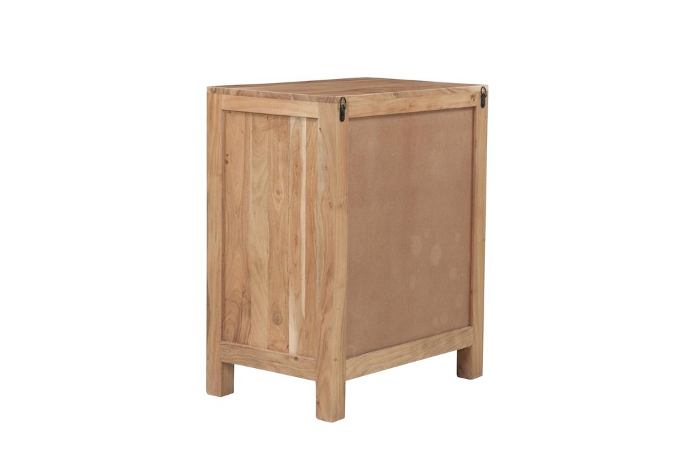 30" Brown Solid Wood Drawer Filing Cabinet