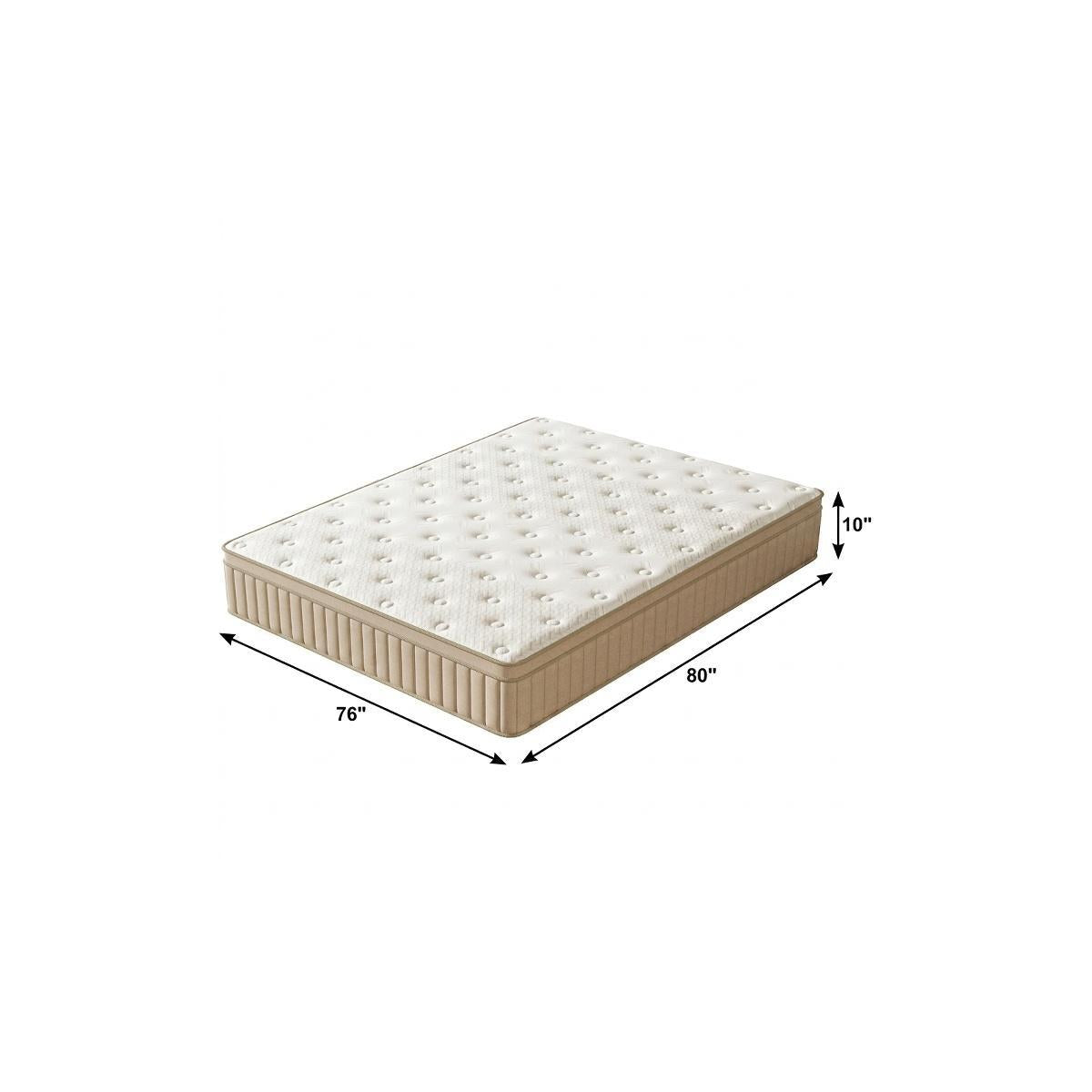 10" King Gel Memory Foam Hybrid Mattress