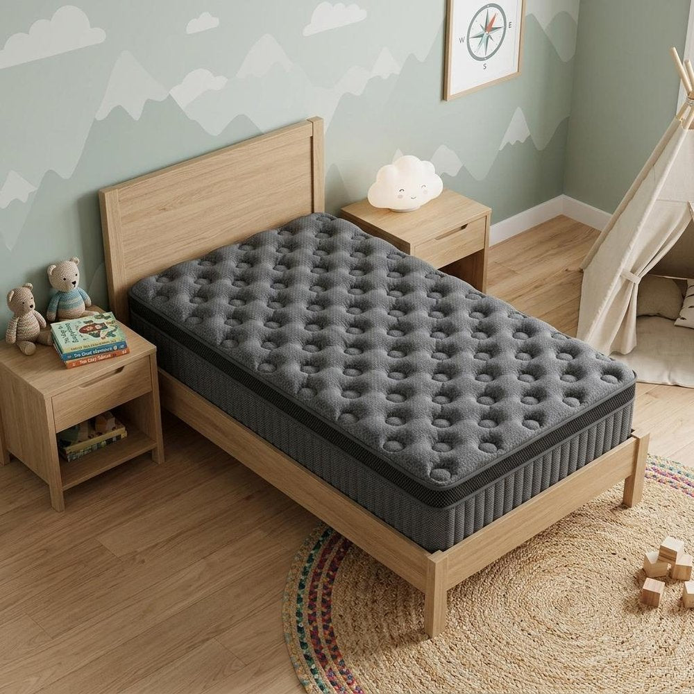 12" Queen Lumbar Support Memory Foam Hybrid Mattress