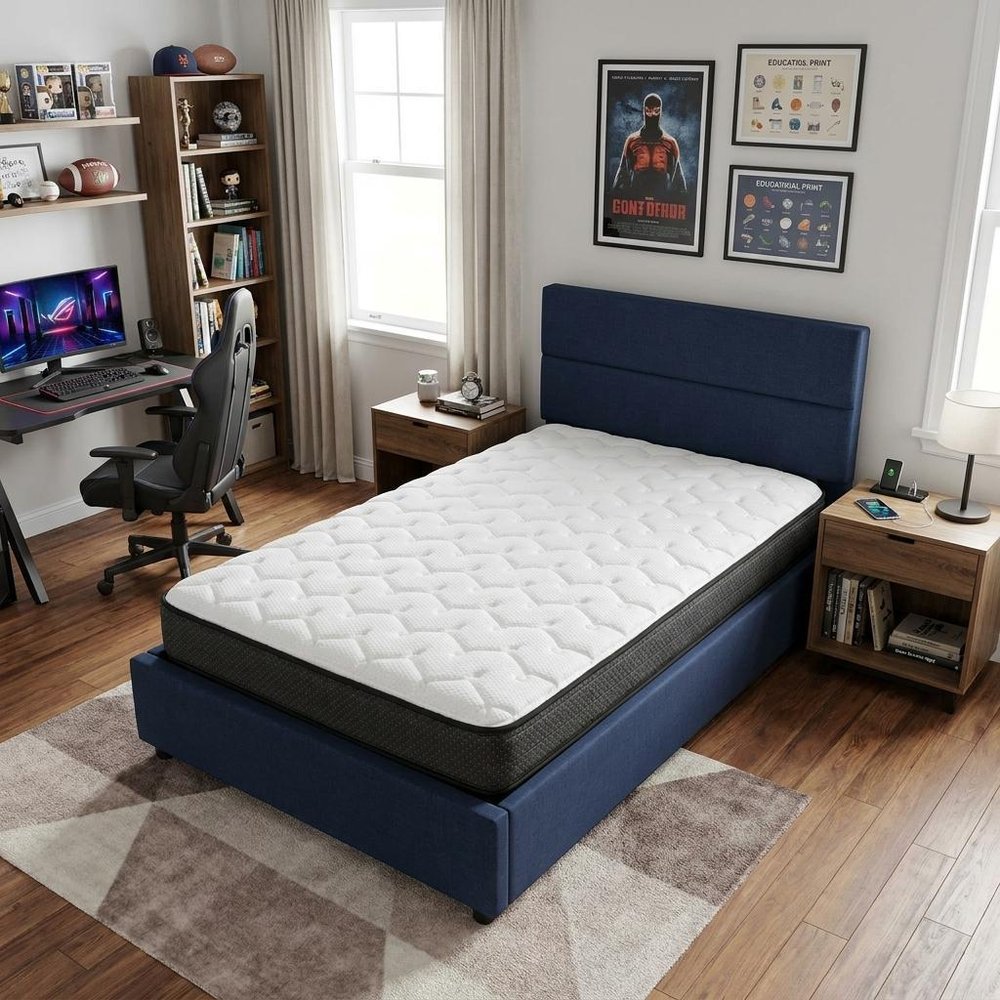 7" Twin Foam Plush Foam Mattress
