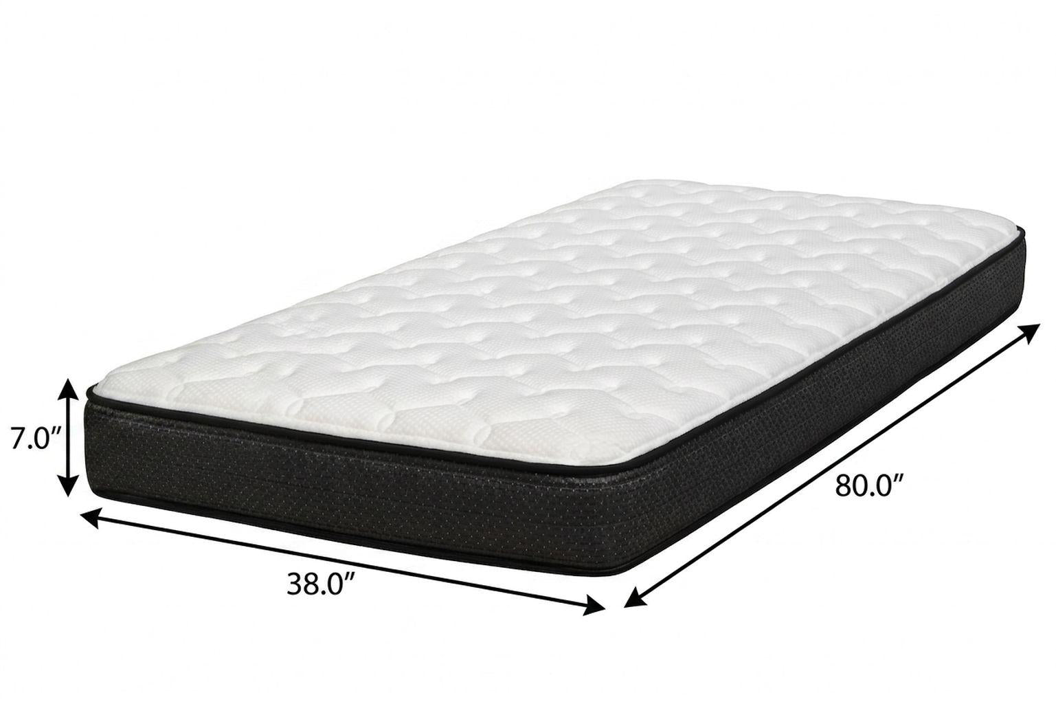 7" Twin XL Foam Plush Foam Mattress