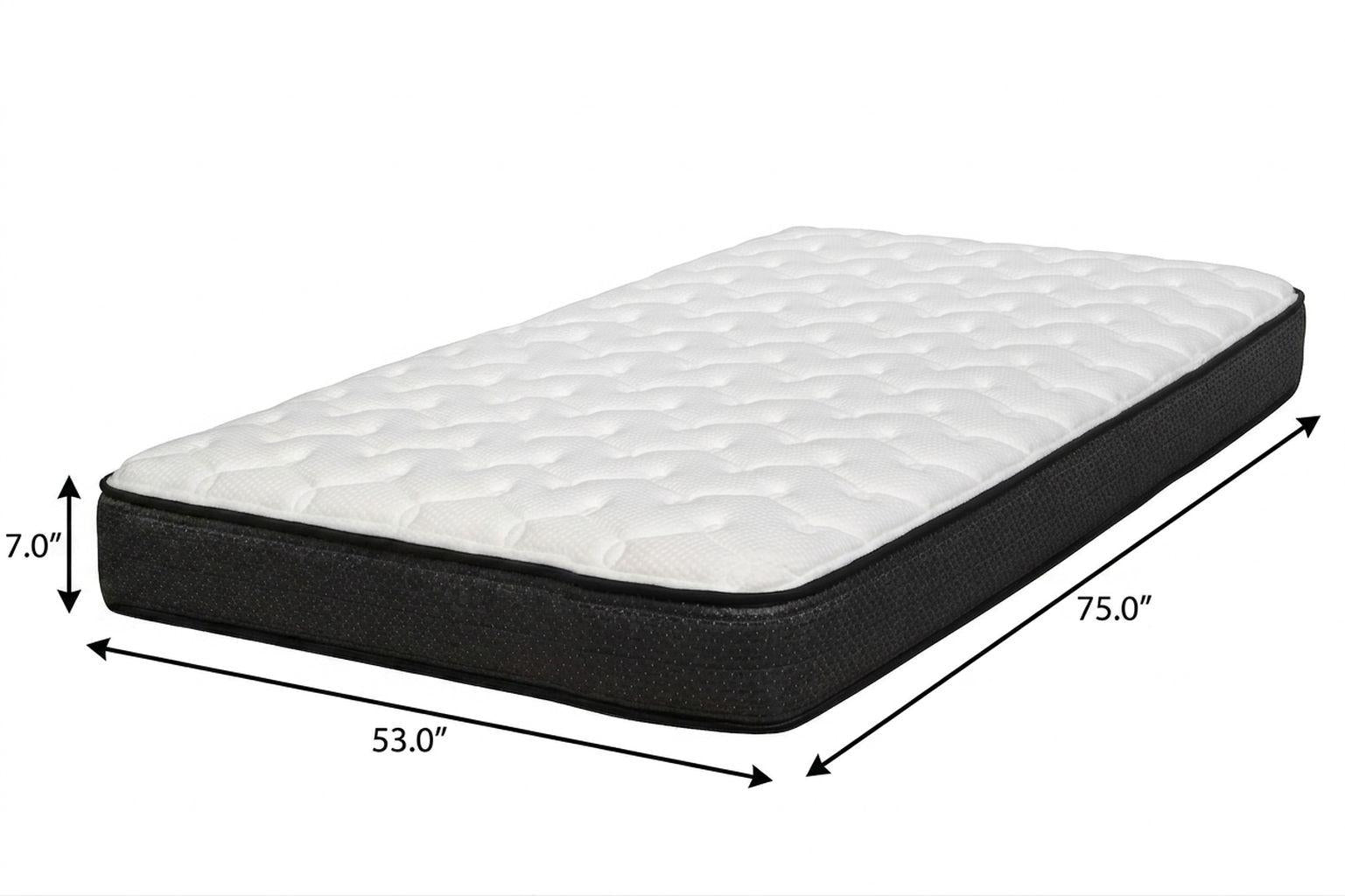 7" Full Double Foam Plush Foam Mattress