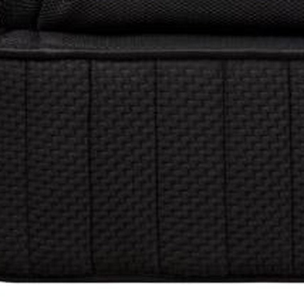 16" Graphite And Titanium Infused Twin Gel Memory Foam Ultra plush Hybrid Mattress