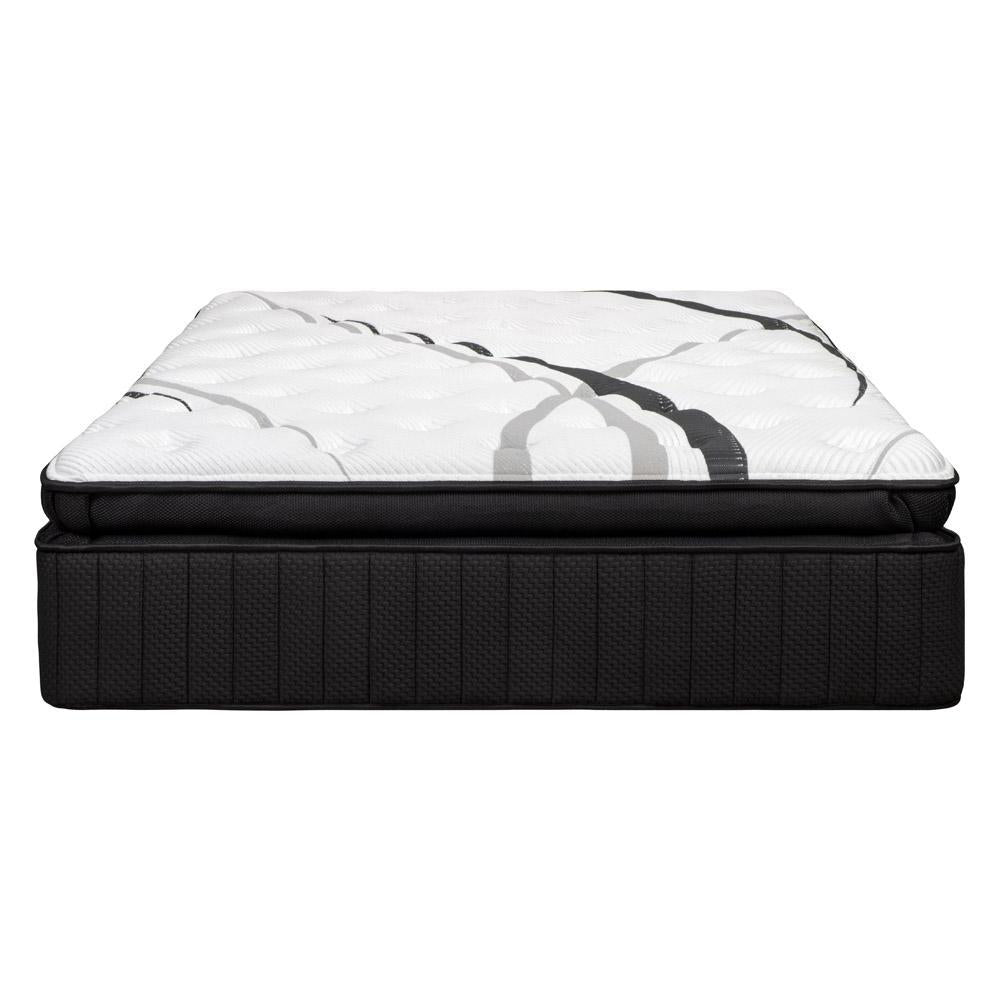 16" Graphite And Titanium Infused Full Double Gel Memory Foam Ultra plush Hybrid Mattress