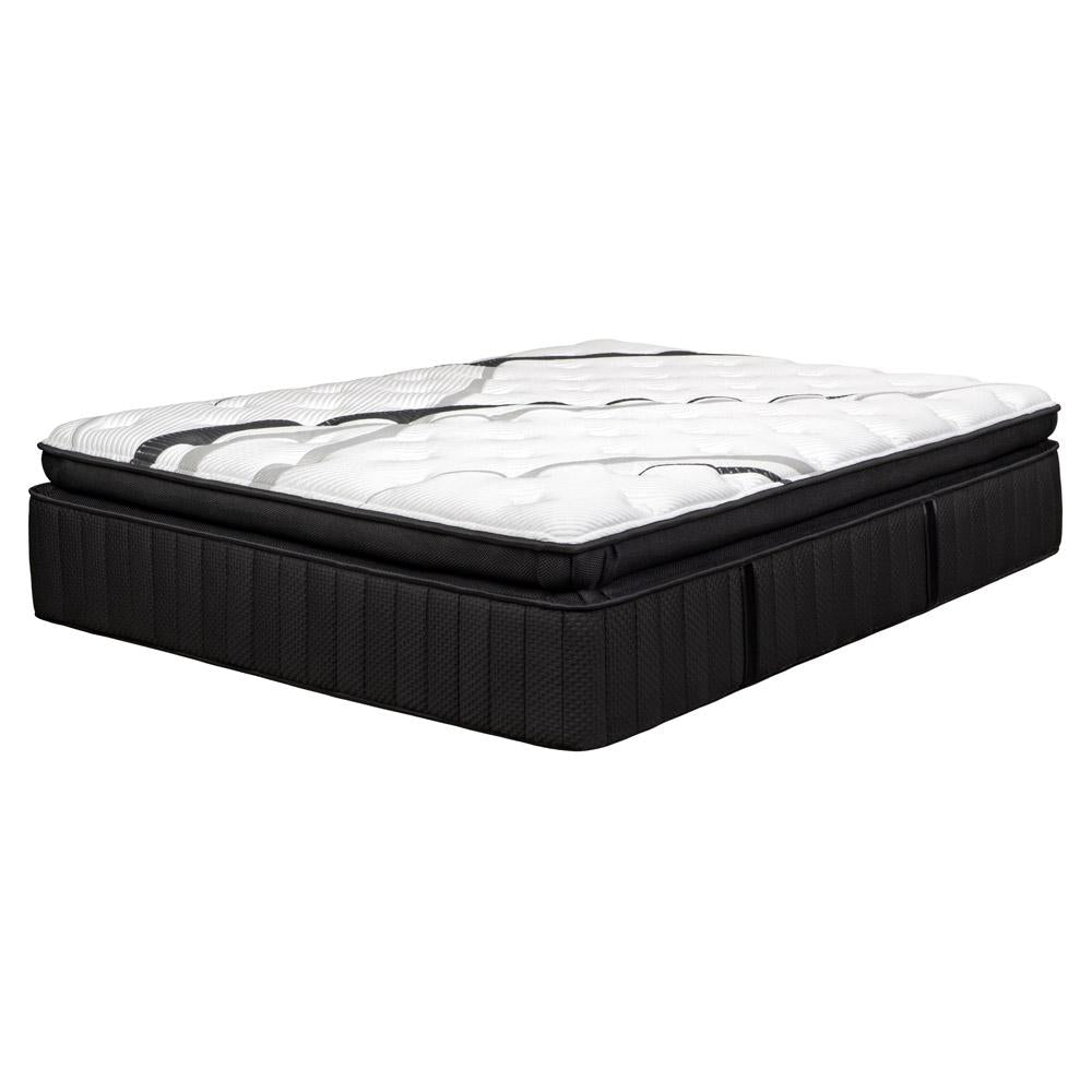 16" Graphite And Titanium Infused Short Queen 60 x 74 Gel Memory Foam Ultra plush Hybrid Mattress