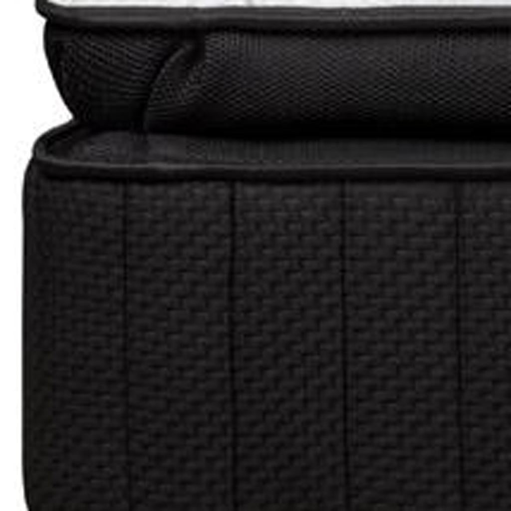 16" Graphite And Titanium Infused Short Queen 60 x 74 Gel Memory Foam Ultra plush Hybrid Mattress