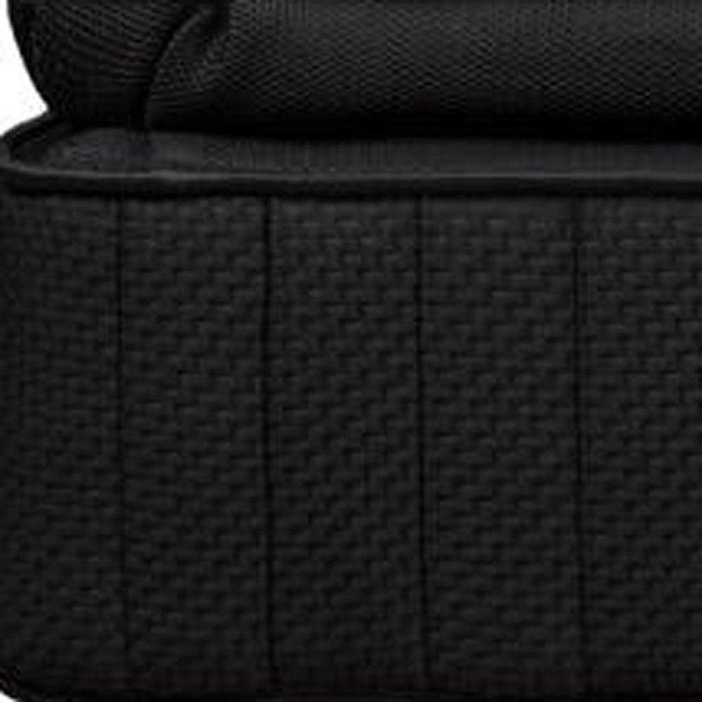 16" Graphite And Titanium Infused Twin Gel Memory Foam Ultra plush Hybrid Mattress