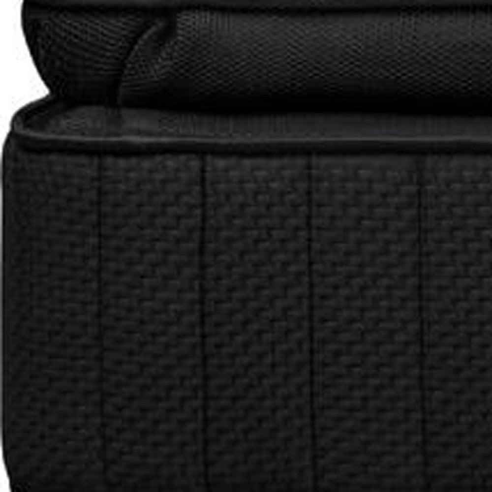 16" Graphite And Titanium Infused Twin Gel Memory Foam Ultra plush Hybrid Mattress