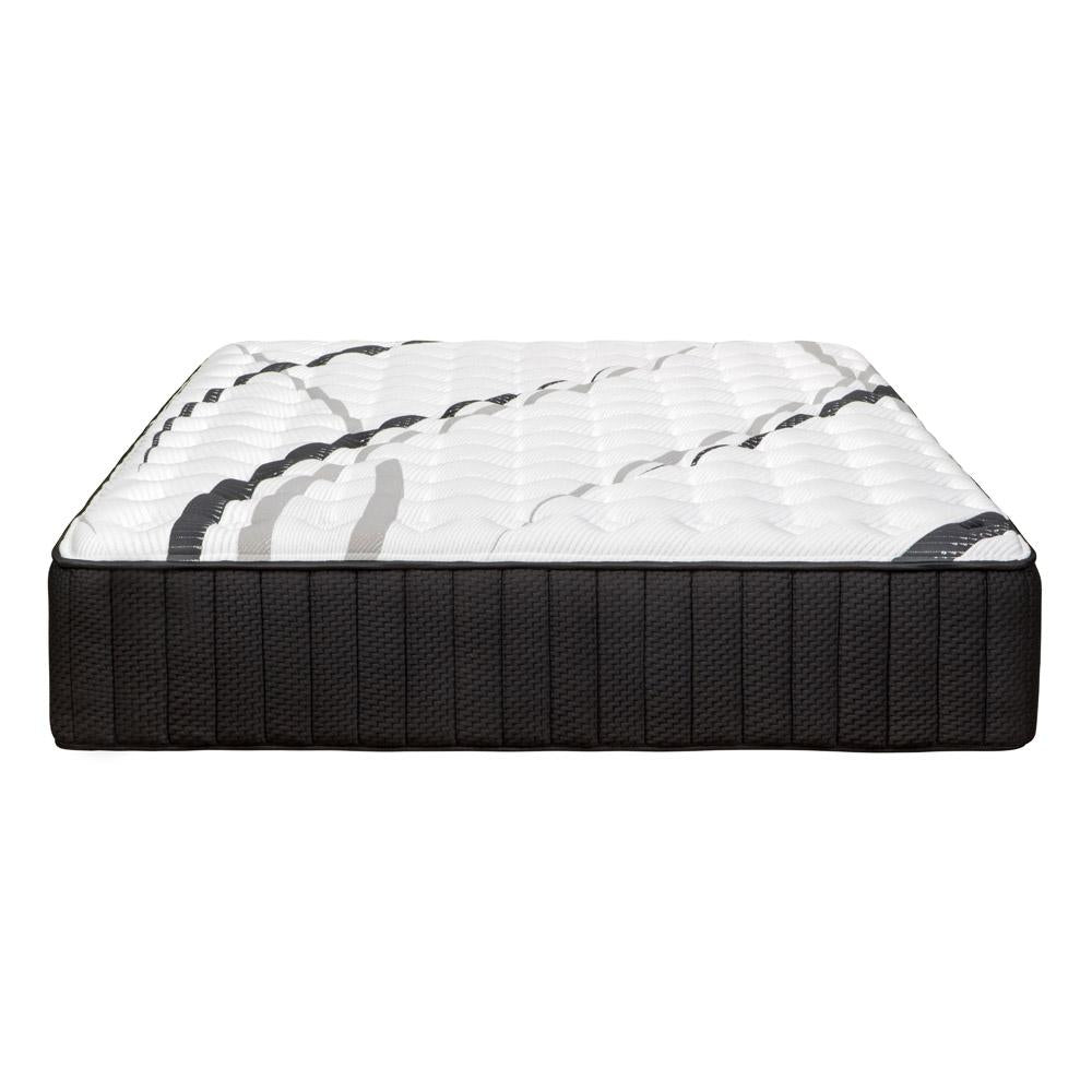 14" Graphite And Titanium Infused Queen Gel Memory Foam Medium Hybrid Mattress
